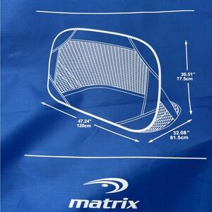 Matrix Pop-Up Sports Goal - Blue